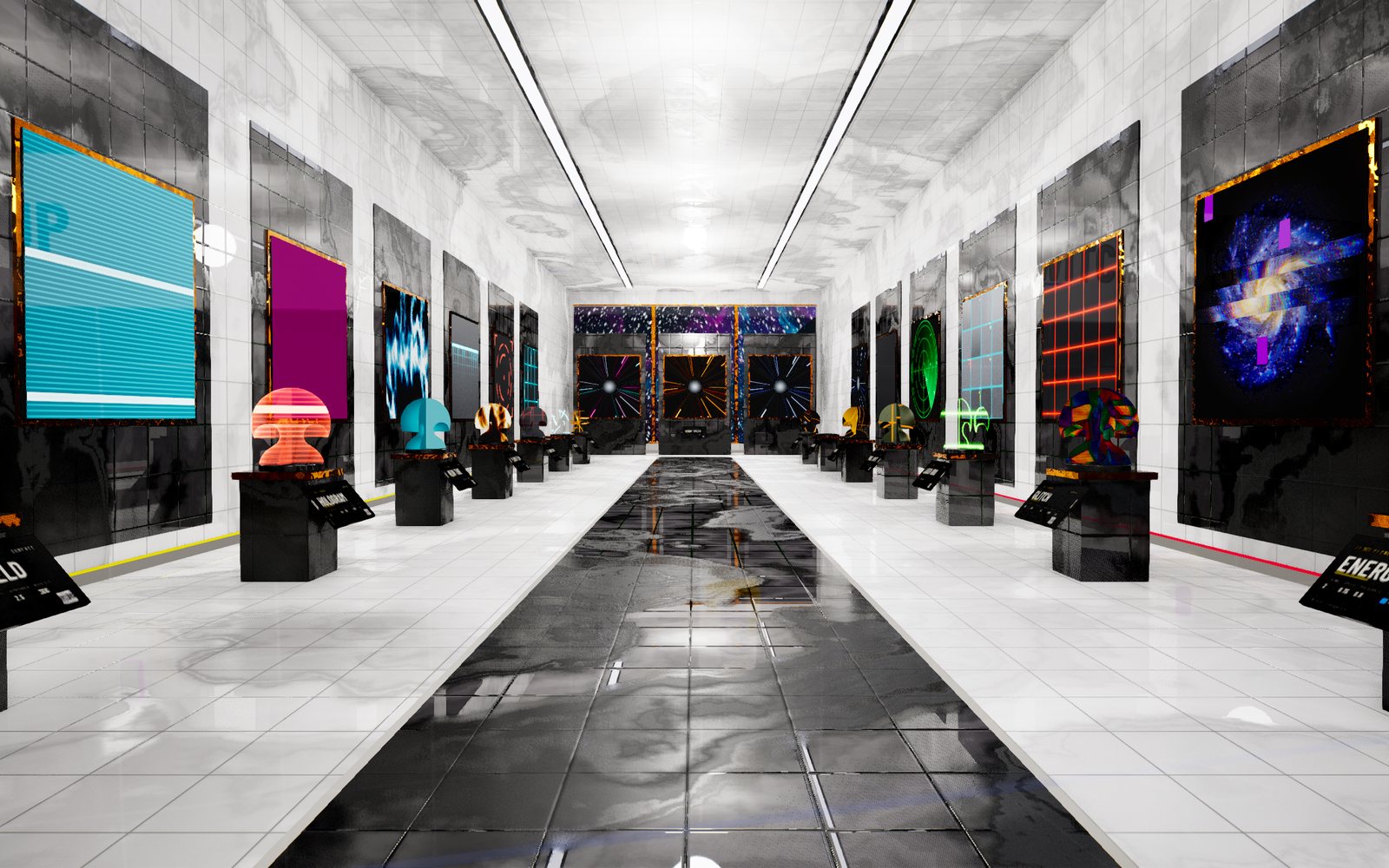 The museum entrance hall
