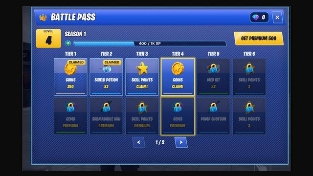 Battle Pass device, as shown in the Reference