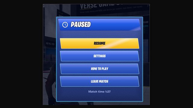 Pause Menu device, as shown in the Reference